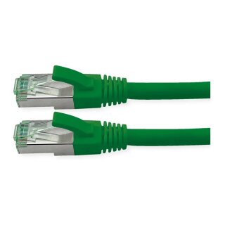 ROLINE RM Patchkabel Cat.6A S/FTP (PiMF), grn, 0,3 m
