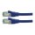 ROLINE RM Patchkabel Cat.6A S/FTP (PiMF), blau, 0,3 m