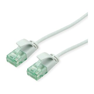 ROLINE RM UTP DataCenter Patchkabel Cat.6A (Class EA), slim, grau, 0,5 m