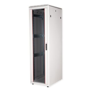 ROLINE 19-Zoll Netzwerkschrank Pro 42 HE, 600x800 BxT Glastr grau