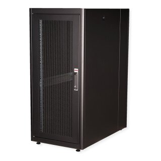 ROLINE 19-Zoll Serverschrank Basic 26 HE, 600x1000 BxT perforiert schwarz