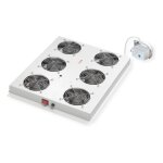 ROLINE 19-Zoll Dachlftereinheit 6 Lfter, Thermostat fr...