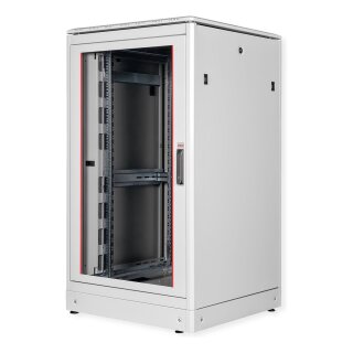 ROLINE 19-Zoll Netzwerkschrank Pro 26 HE, 800x800 BxT Glastr grau