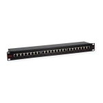 ROLINE 48,26cm 19Zoll-Patchpanel 1 HE 24 Ports Kat.5e...