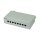ROLINE Patchpanel 8 Ports Kat.5e Class D geschirmt grau