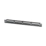 ROLINE Kat.5e Class D 48,26cm 19Zoll-Patchpanel 24 Ports...