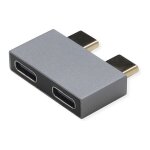 ROLINE USB 3.2 Gen 2 Adapter, 2x USB Typ C - 2x Typ C,...