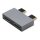 ROLINE USB 3.2 Gen 2 Adapter, 2x USB Typ C - 2x Typ C, ST/BU, silberfarben