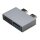 ROLINE USB 3.2 Gen 2 Adapter, 2x USB Typ C - 1x Typ A + 1x C, ST/BU, silberfarben