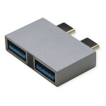 ROLINE USB 3.2 Gen 2 Adapter, 2x USB Typ C - 2x Typ A,...
