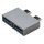 ROLINE USB 3.2 Gen 2 Adapter, 2x USB Typ C - 2x Typ A, ST/BU, silberfarben