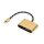 ROLINE GOLD Display Adapter USB Typ C - VGA + HDMI