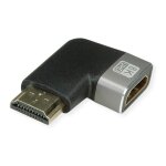 ROLINE 8K HDMI Adapter, HDMI ST/BU, 90 gewinkelt