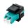 ROLINE Keystone LWL-Adapter LC/LC Duplex Multimode OM3