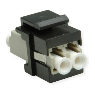 ROLINE Keystone LWL-Adapter LC/LC Duplex, Multimode, OM2