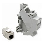 ROLINE Tragschienenadapter fr Keystone Module, inkl....