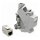 ROLINE Tragschienenadapter fr Keystone Module, inkl. Cat.6A Keystone, geschirmt, 45