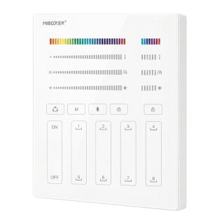 Pixel LED SPI Smart Panel Fernbedienung RGB-WW (RGB/RGB-W/RGB-CCT) *Milight/Miboxer*