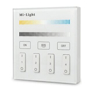 LED Fernbedienung Smart Panel dual white (CCT) 4-Zonen *Milight/Miboxer*