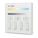 LED Fernbedienung Smart Panel dual white (CCT) 4-Zonen...