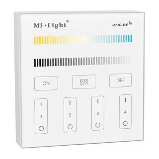 LED Fernbedienung Smart Panel dual white (CCT) 4-Zonen *Milight/Miboxer*