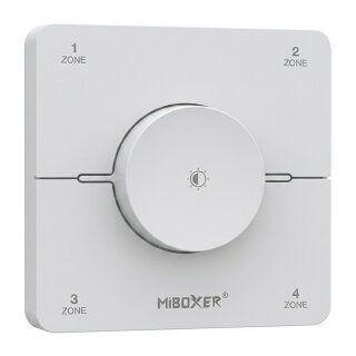 LED Fernbedienung 2,4GHz dual white (CCT) 4 Zonen Drehbares Panel (w) *Milight/Miboxer*