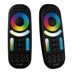 LED Fernbedienung RGB-WW (RGB-CCT) 4 Zonen black...
