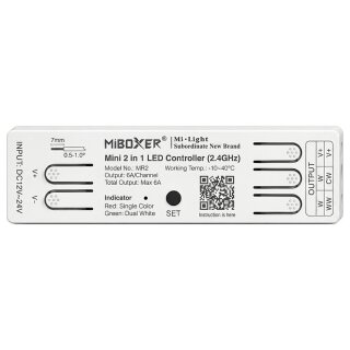 LED Controller Mini-Serie 2in1 (Single color/dual white) 2.4G *Milight/Miboxer*