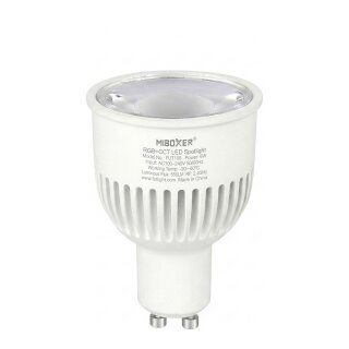 LED Retrofit GU10 6W RGB-WW (RGB-CCT) Spot *Milight/Miboxer*