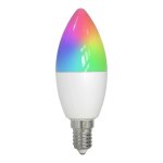 LED Retrofit E14 Kerze milchig 4W RGB-WW (RGB-CCT) Candle...