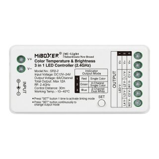 LED Controller 3in1 (Single+CCT) DC12/24V 2,4G *Milight/Miboxer*