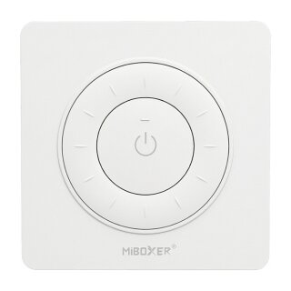 LED Fernbedienung Rotating Wheel Remote 2,4GHz (w) dual white (CCT) runde Ecken *Milight/Miboxer*