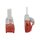 Synergy21 Patchkabel RJ45, CAT6 250Mhz, 1,0m weiss, UTP(U/UTP), PVC, Flach, ,