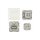 Synergy21 Dosen TP,UP, 2-fach, CAT6A, 500Mhz, Reinweiss, LSA, , waagrechter hinterer Kabeleingang