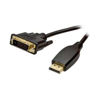 Synergy21 Kabel Video DisplayPort 1.1 => DVI-D 24+1, ST/ST, 1,5m, Full HD 1920*1080@60hz, ,