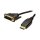 Synergy21 Kabel Video DisplayPort 1.1 => DVI-D 24+1, ST/ST, 1,5m, Full HD 1920*1080@60hz, ,