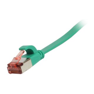 Synergy21 Patchkabel RJ45, CAT6 250Mhz, 7,5m grün, FTP(U/FTP), TPE(Superflex), Flach, ,