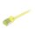 Synergy21 Patchkabel RJ45, CAT6A 500Mhz, 0,15m, gelb, S-STP(S/FTP), slimline rund d=4,5mm, TPE/LSZH(Superflex), AWG28, mit CAT7 Rohkabel,
