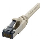 Synergy21 Patchkabel RJ45, CAT8.1 2000Mhz, 1,0m, grau,...