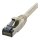 Synergy21 Patchkabel RJ45, CAT8.1 2000Mhz, 1,0m, grau, S-STP(S/FTP), TPE/LSZH(SuperFlex), AWG26,