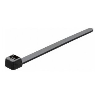 Synergy21 ALLNET 19zbh. Kabelbinder, L200xB3,6mm, 100er Pack, Schwarz, UV-Beständig,