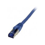 Synergy21 Patchkabel RJ45, CAT6A 500Mhz, 0,5m, blau,...