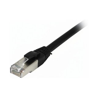 Synergy21 Patchkabel RJ45, CAT8.1 2000Mhz, 0,5m, schwarz, S-STP(S/FTP), TPE/LSZH(SuperFlex), AWG26,