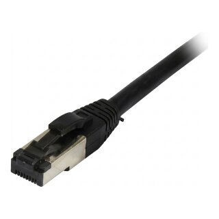 Synergy21 Patchkabel RJ45, CAT8.1 2000Mhz, 1,5m, schwarz, S-STP(S/FTP), TPE/LSZH(SuperFlex), AWG26,