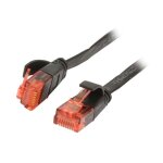 Synergy21 Patchkabel RJ45, CAT6 250Mhz, 1,0m schwarz,...