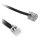 Synergy21 Kabel TK TAE-Adapter,flach,TAE-F -> RJ11/RJ12, Bulkware,