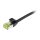 Synergy21 Patchkabel RJ45, CAT6A 500Mhz, 1,5m, schwarz, S-STP(S/FTP), slimline rund d=4,5mm, TPE/LSZH(Superflex), AWG28, mit CAT7 Rohkabel,