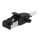 Synergy21 Patchkabel RJ45, CAT6A 500Mhz, 7,5m, weiss, S/FTP, slimline rund d=4,5mm, TPE/LSZH(Superflex), AWG28, mit CAT7 Rohk., drehbarer Stecker,