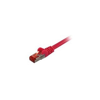 Synergy21 Patchkabel RJ45, CAT6 250Mhz, 25m magenta, S-STP(S/FTP), LSZH