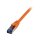 Synergy21 Patchkabel RJ45, CAT6A 500Mhz, 0,5m, orange, S-STP(S/FTP), TPE/LSZH(Superflex), AWG26,